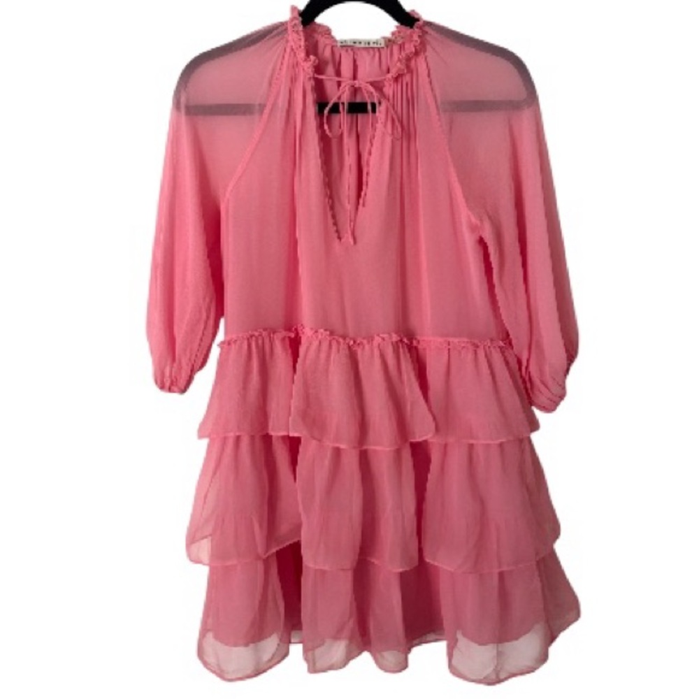 Alice + Olivia Layla Tier Ruffle Dress - Picture 2 of 4